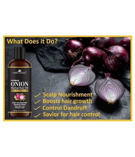 Park Daniel Premium Onion Herbal Hair Oil To Boost Hair Growth 200 Ml
