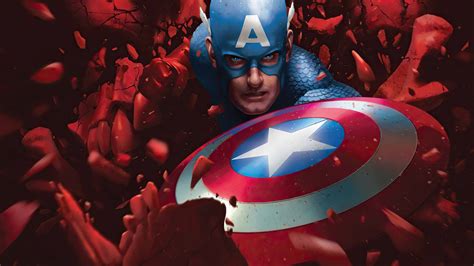 Download Captain America Superhero Marvel Comic Character Wallpaper