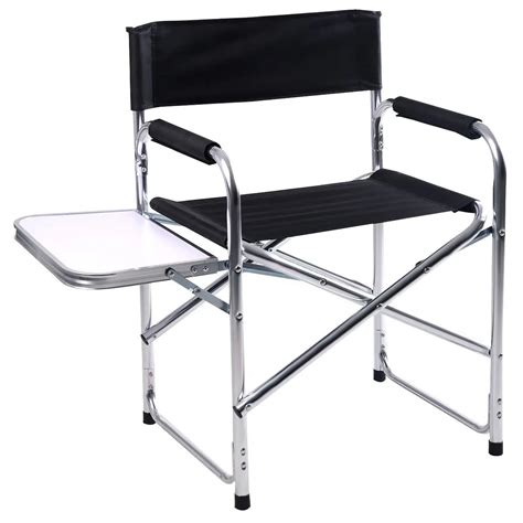 Buy Giantex Aluminum Folding Directors Chair With Side Table Portable Camping