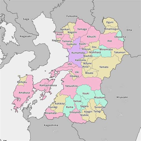 Map Of Kumamoto Prefecture Map It