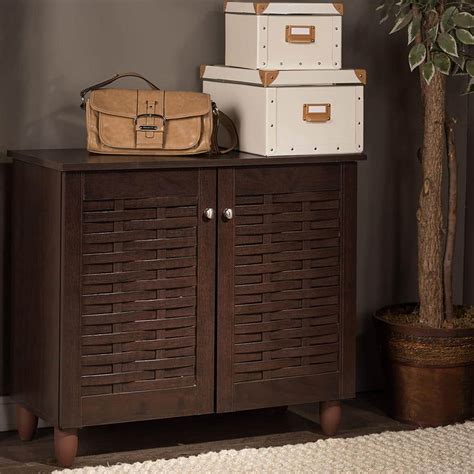 Baxton Studio Winda Dark Brown Wood Storage Cabinet 28862 6513 Hd The