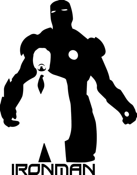 Vector Logo De Ironman