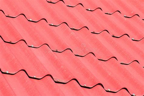 Closeup Of Red Roof Texture Stock Photo Image Of Roof Residential