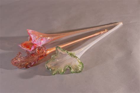 Glass Long Stem Flower James Wilbat Glass Studio