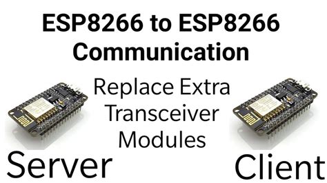 Esp8266 To Esp8266 Communication Youtube