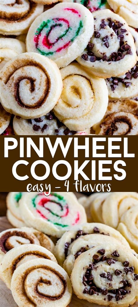 Pinwheel Cookies Are An Easy Sugar Cookie Rolled With A Filling These