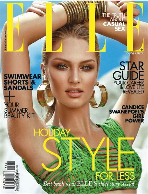 Elle South Africa January 2013 Cover Elle South Africa Candice