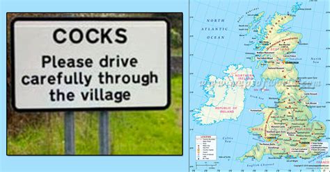 31 Rudest Place Names In Britain With Street Sign Photos The Poke