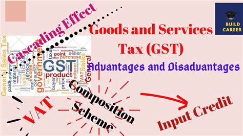 Advantages And Disadvantages Of GST Cascading Effect VAT Input Credit Composition Scheme