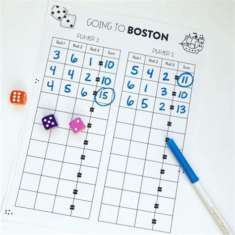 Addition Dice Games For 1st And 2nd Grade Susan Jones Dice Games 2nd Grade Teaching First