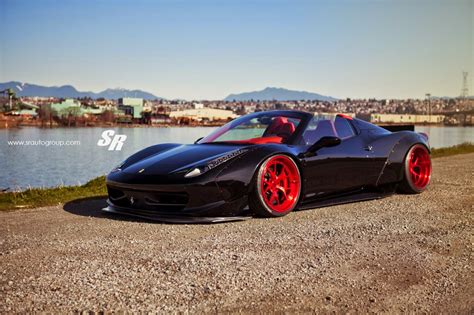 Never stand behind the rear of liberty walk ferrari 458, you will. ONE BY NEWS: Insane Widebody Liberty Walk Ferrari 458 Spider