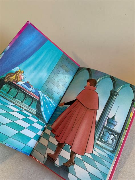 Vintage Disney Storybook Sleeping Beauty Book Vintage Walt Etsy