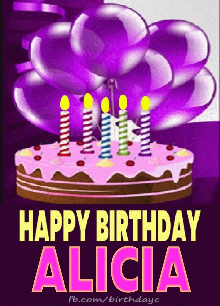 Happy Birthday Alicia Images Birthday Greeting Birthdaykim