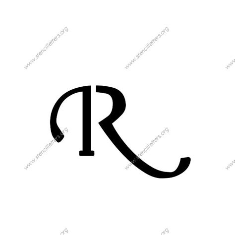You ll then draw a small loop coming off of this arc and heading to the. 16th Century Cursive Uppercase & Lowercase Letter Stencils ...