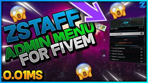 Paid Zstaff Rageui V2 Exclusive Admin Menu For Fivem 001ms Youtube