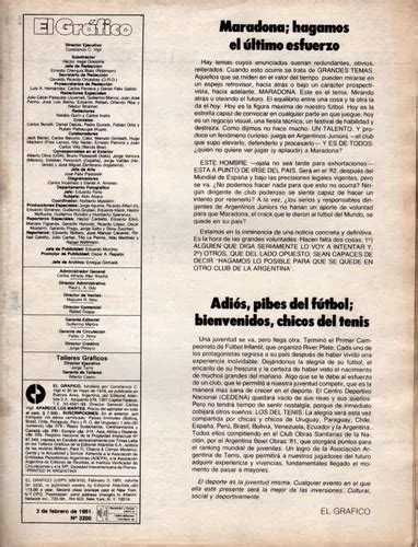 Revista El Gráfico Nro 3200 en venta en Santa Teresita Bs As Costa