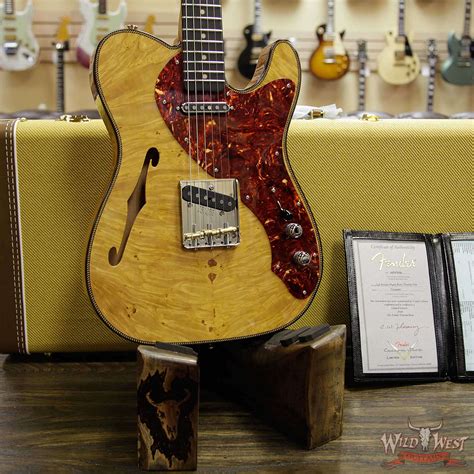 Fender Custom Shop Artisan Maple Burl Thinline Telecaster Roasted