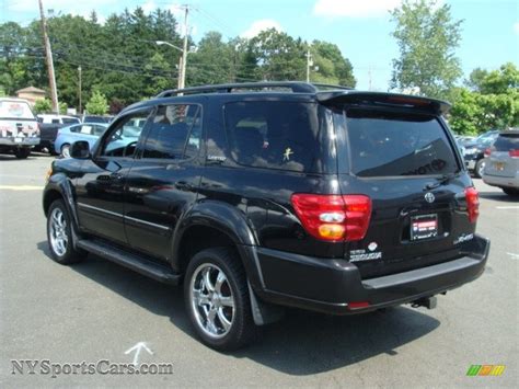 2002 Toyota Sequoia Limited 4wd In Black Photo 6 113110