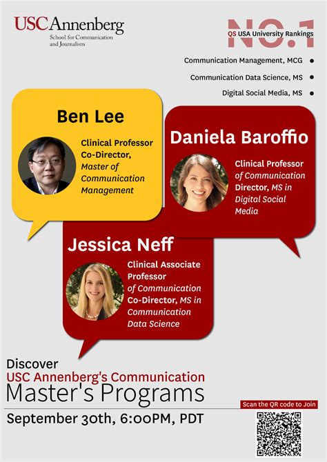 Discover Usc Annenbergs Communication Masters Programs Usc