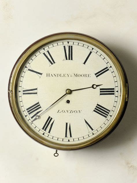 Handley And Moore Wall Clock—seven Oaks Kent Clock Antique Clocks Wall