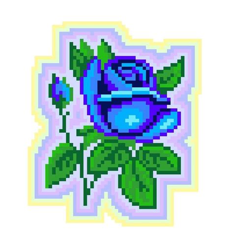Rose Pixel Art 31 Idées Et Designs Pour Vous Inspirer En Images
