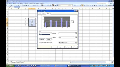 Poligono De Frecuencias En Excel 2003 Youtube