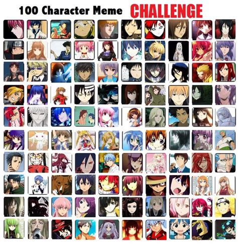 Can You Name The Characters Anime Amino