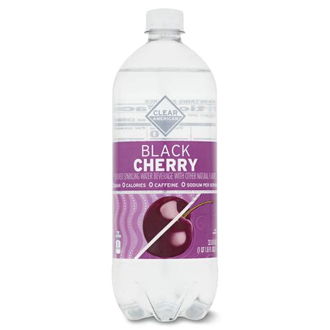 Clear American Black Cherry Sparkling Water Fl Oz Walmart Com