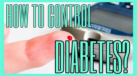 5 Tips To Control Your Diabetes Youtube