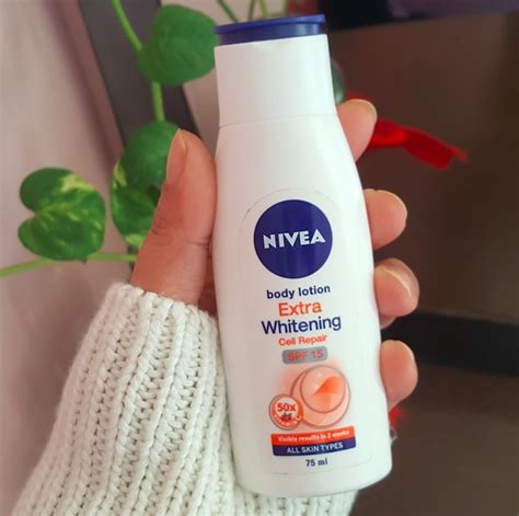 Nivea Extra Whitening Cell Repair Body Lotion With Spf 15 Review Ibh