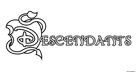 Sarah jeffrey talks about audrey's dramatic transformation into the queen of mean and takes you behind the scenes of recording her new revenge song! The Descendants 2 Logo Coloring Pages Printable