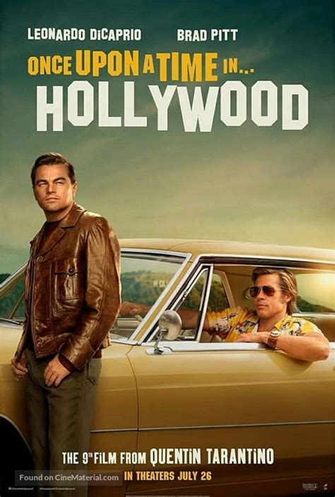Once Upon A Time In Hollywood 2019 Movie Poster