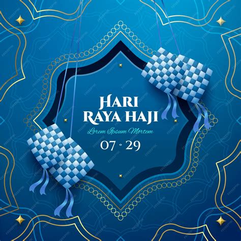 Premium Vector Realistic Hari Raya Haji Illustration