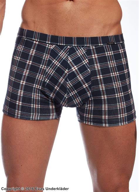 Mens Boxer Briefs High Quality Cotton Scott Pattern