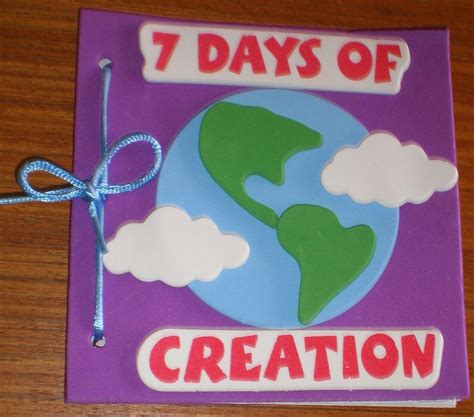 7 Days Of Creation Book Craft Kit 7 Days Of Creation Days Of