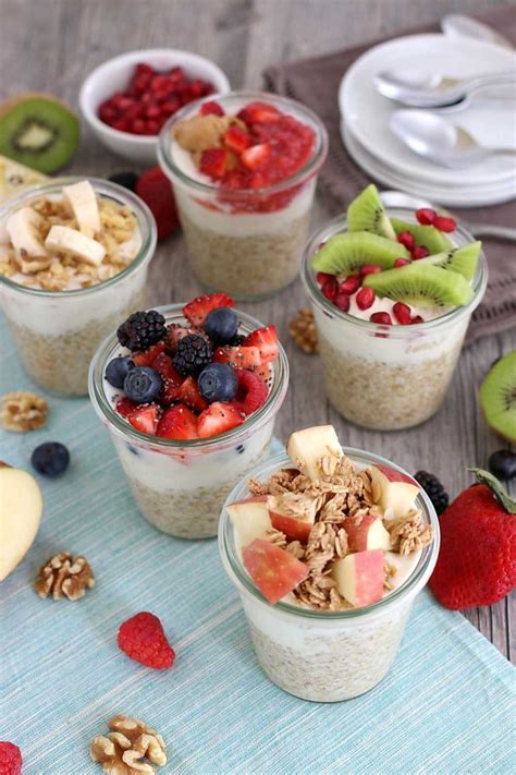 5 Healthy And Delicious Overnight Oats Ideas Gluten Free And Dairy Free Options Healthy