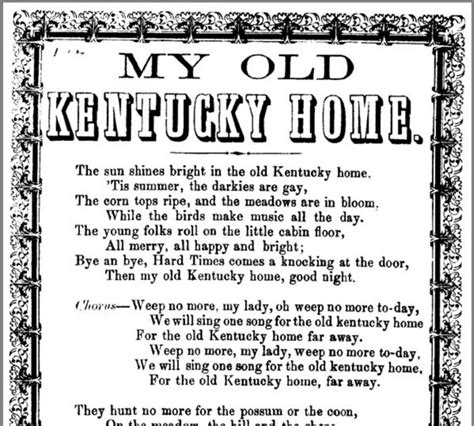 Concept 45 Of My Old Kentucky Home Lyrics Wrinklyposh