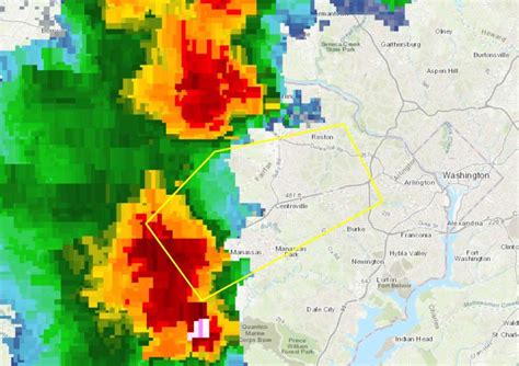 Severe Thunderstorm Watch Washington Dc Dc Doppler Radar March 10