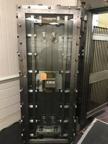 Vintage Mosler Vault Door And Frame With Gate Bank Equipment Dot Com