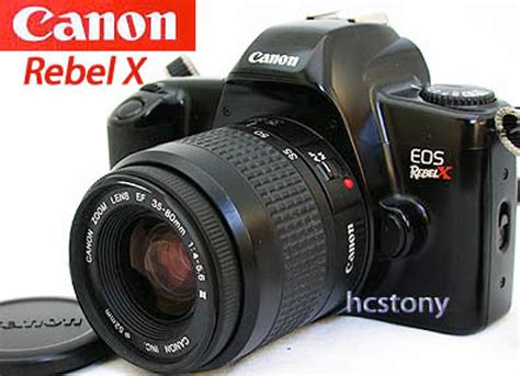 Canon Eos Rebel X 35mm Film Camera With Ef 35 80mm F4 56 Etsy