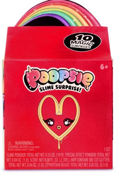 Poopsie Slime Surprise Drop Poop Pack Mystery Pack Red Happy Meal