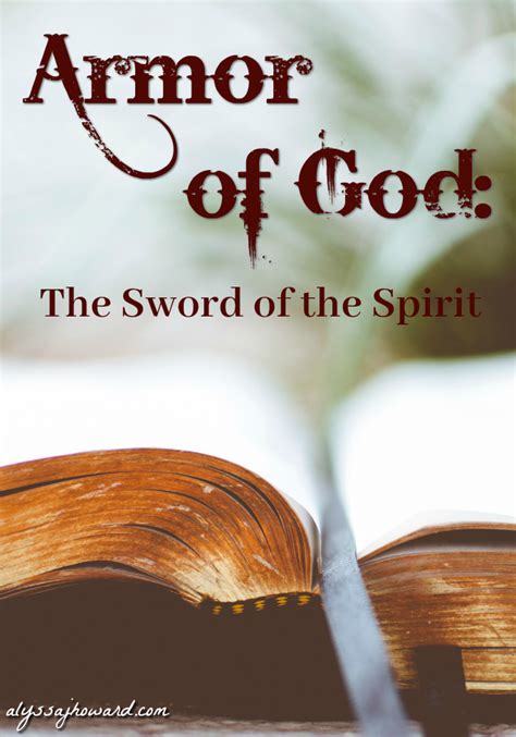 Armor Of God The Sword Of The Spirit