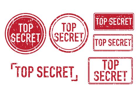 Top Secret Vector Stamps Download Free Vector Art Stock