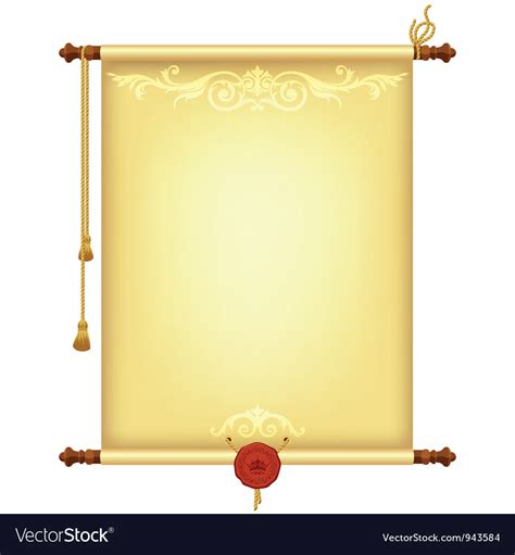 Background With Old Parchment Royalty Free Vector Image