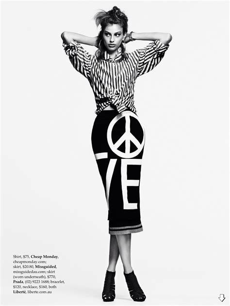 Fashion Advisory Cassi Van Den Dungen By Georges Antoni For Elle Australia March 2014 Visual