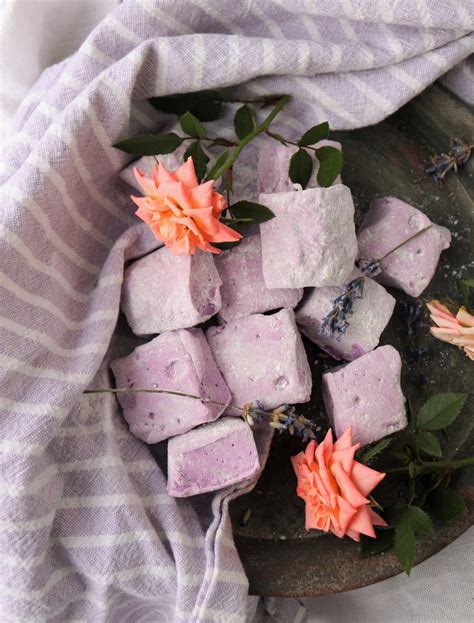Lavender Rose Marshmallows Recipe Easy To Make Desserts Marshmallow Soft Candy