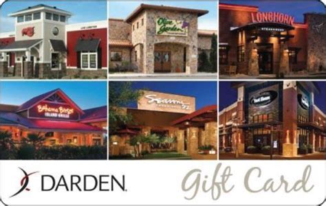 Create a memorable gift by uploading a photo to create a custom gift card at only $3 per card. eBay: Get a $50 Darden e-gift card for $42.50 (use at ...