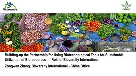 Building Up The Partnership For Using Biotechnological Tools For