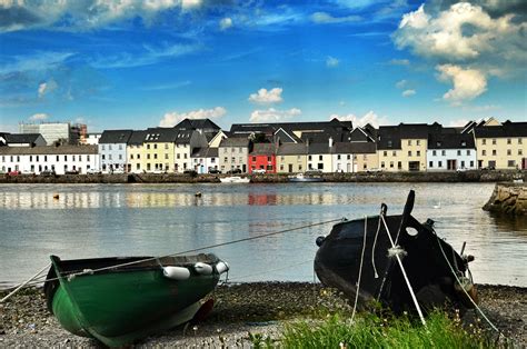 The Picturesque Claddagh In Galway The Colouful Row Of Houses Is Known