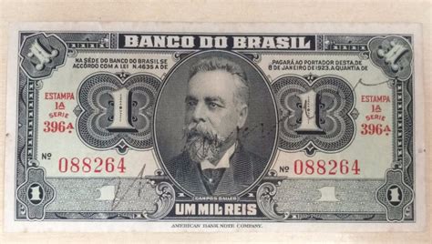 Cédula Brasil Réis Soberba R 8990 Em Mercado Livre